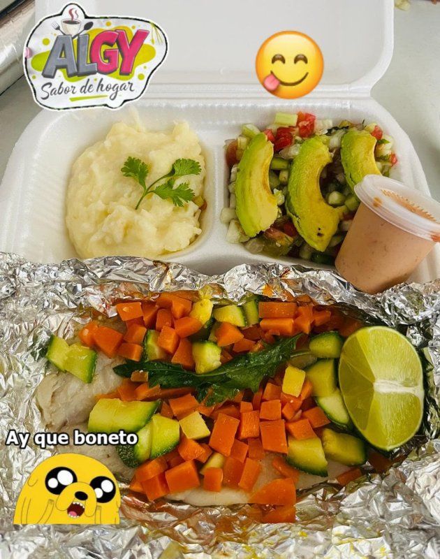 Filete de pescado empapelado