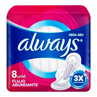Toallas sanitarias Always 10pzas