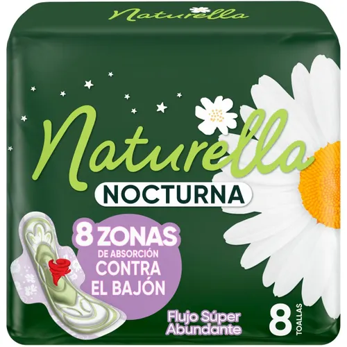Toallas sanitarias Naturealla 8pzas.