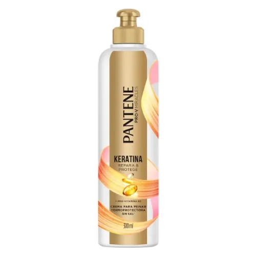 Crema para peinar Pantene Keratina 160ml.