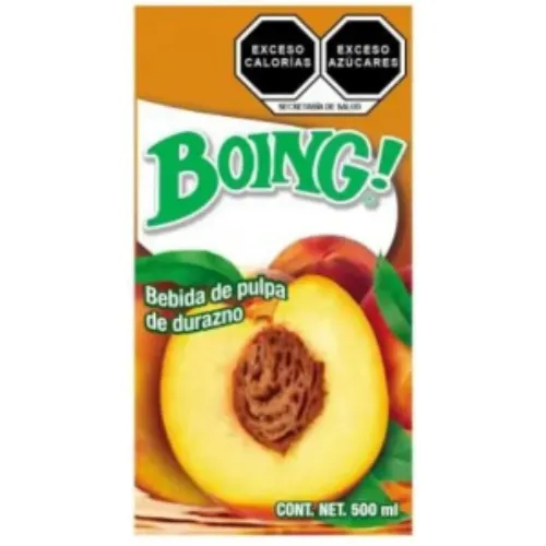 boing Durazno 500ml.