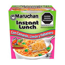 Maruchan camaron, limon y habanero 64g